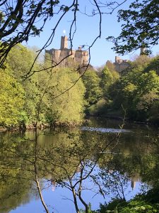 Warkworth Castle and the River Coquet
