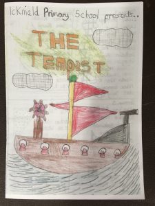 Programme front for The Tempest, Icknield Primary School, Luton