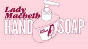 Soap dispenser called Lady Macbeth Hand Soap